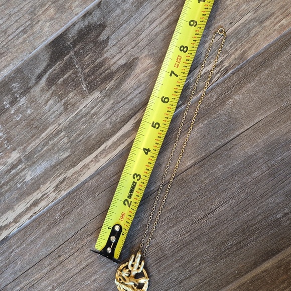 Rare Roadrunner Turquoise Eye Saguaro Cactus Gold Tone Pendant Necklace - Picture 12 of 13